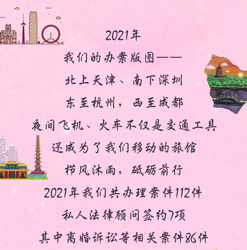 2021，公仁婚姻家事团队走过的足迹